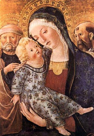 Francesco di Giorgio Martini Madonna with Child and Two Saints china oil painting image